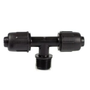 QJ Trišakis 25 mm x ¾” išorinis sriegis x 25 mm