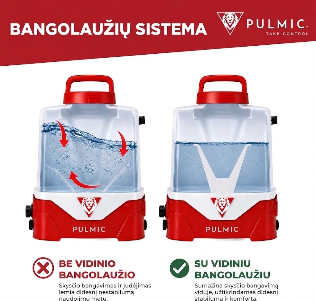 Akumuliatorinis sodo purkštuvas Pulmic Pegasus 15L su ličio baterija + Dovana - Image 6