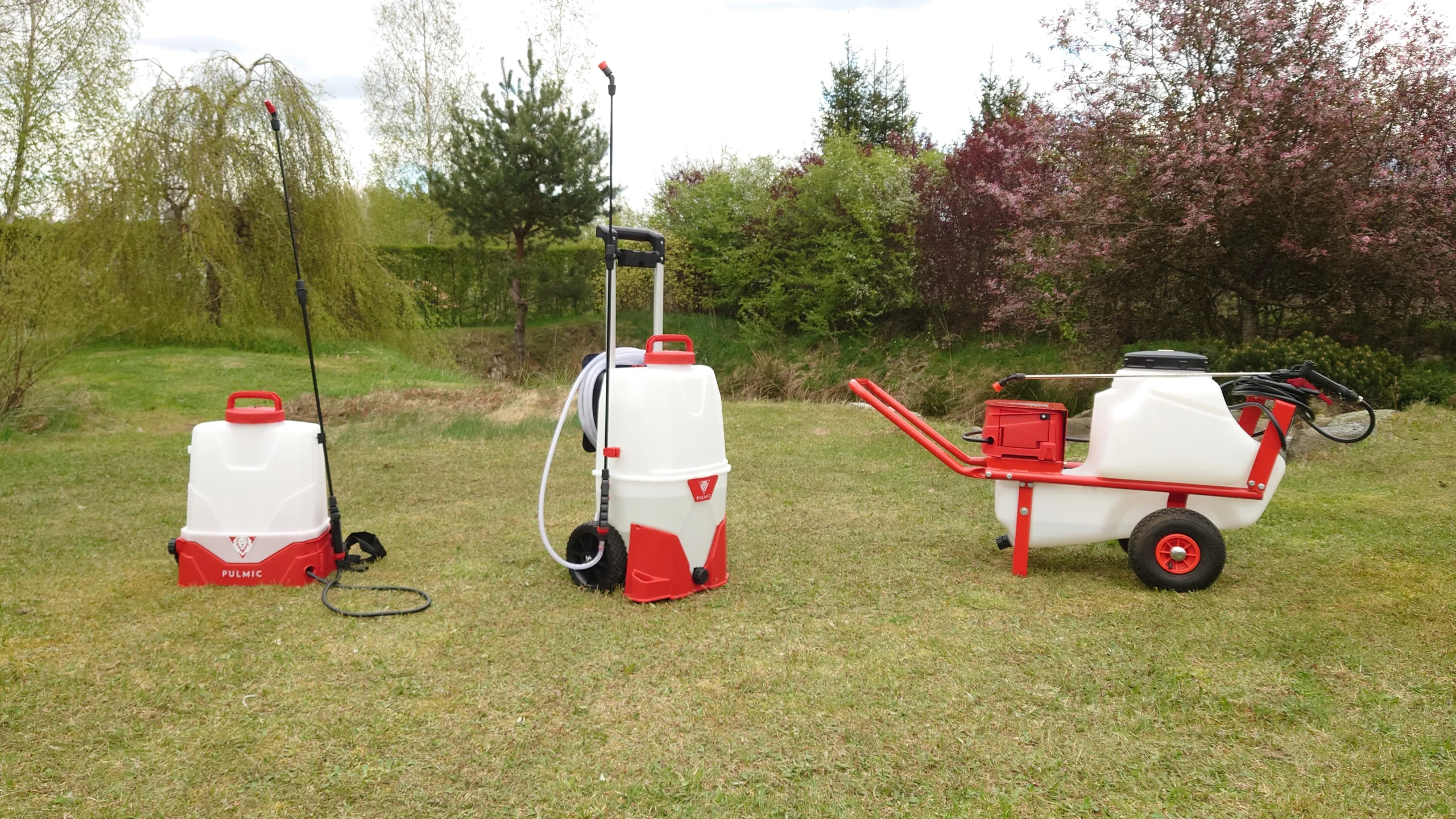 Akumuliatoriniai sodo purkštuvai