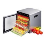 Vaisių džiovyklė Wartmann® WM-2110 DH nerūdijančio plieno, 10 padėklų - Image 3