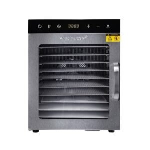 Vaisių džiovyklė Wartmann® WM-2110 DH nerūdijančio plieno, 10 padėklų