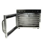 Vaisių džiovyklė Wartmann® WM-2206 DH nerūdijančio plieno, 6 padėklai - Image 4