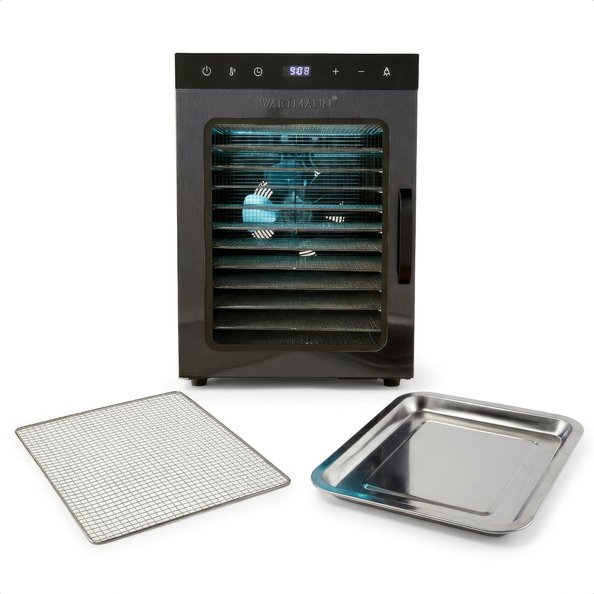 Vaisių džiovyklė Wartmann® WM-2512 DH nerūdijančio plieno, 12 padėklų - Image 9