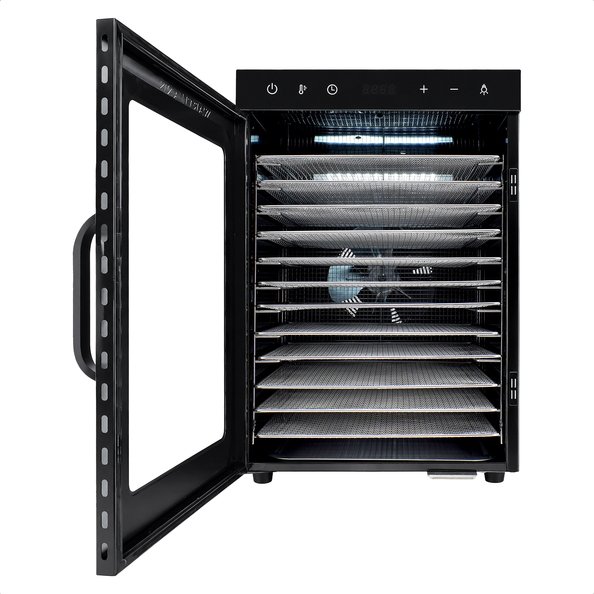 Vaisių džiovyklė Wartmann® WM-2512 DH nerūdijančio plieno, 12 padėklų - Image 10