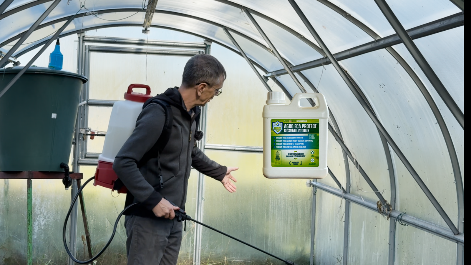 Šiltnamio dezinfekcija rudenį