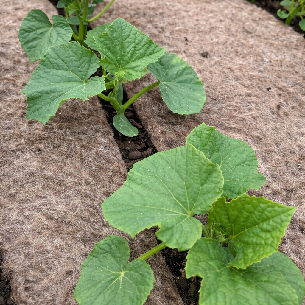 Vilnos mulčio danga braškėms, daržui, šiltnamiui – 255 g/m, 1m pločio - Image 4