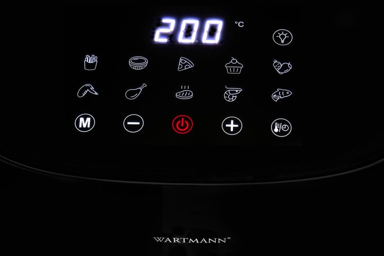 Karšto oro gruzdintuvė Wartmann® WM-2408 AF, 6L, keraminė - Image 4