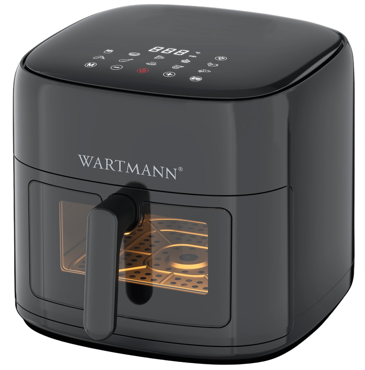 Karšto oro gruzdintuvė Wartmann® WM-2408 AF, 6L, keraminė