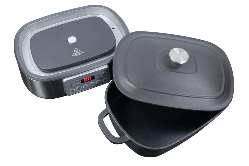 Daugiafunkcinis puodas Wartmann® WM-2401 MC, su ketaus puodu, 5.5 L, juodas - Image 11