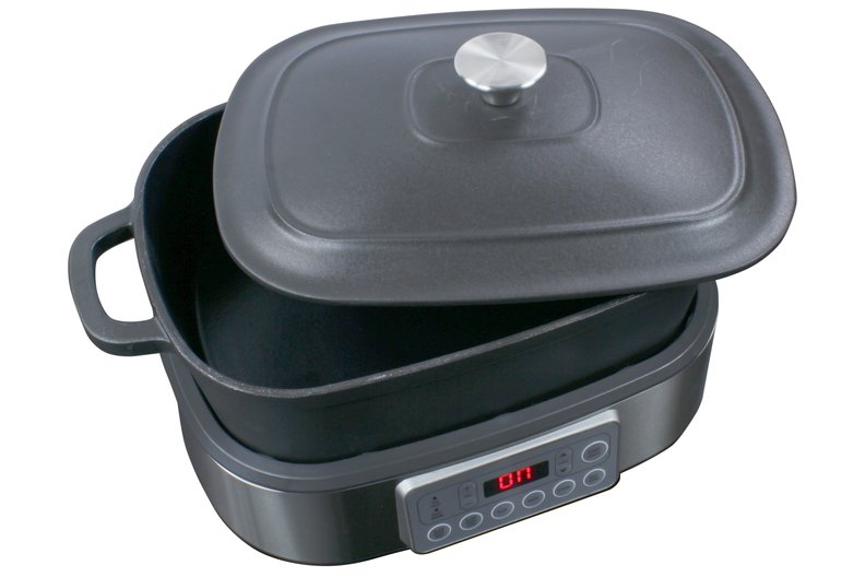 Daugiafunkcinis puodas Wartmann® WM-2401 MC, su ketaus puodu, 5.5 L, juodas - Image 10